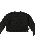 Knits Tassel Long Sleeve Button Coats GQNF-F00121CM