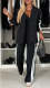 Long Sleeve Lapel Casual Blazer Two Piece Pants Set GXRF-157