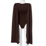 Long Sleeve Solid Color Bodysuit GDSF-Q24BS670