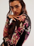 Mesh Print Long Sleeve T Shirt GWLS-202401