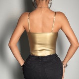 Sexy Sequin Backless Sling Bodysuit GOMN-K0686