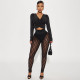 Lace See Through Casual Pants MXBF-J25PT457