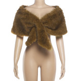 Furzzy Scarf Warm Thickened Shawl GSLF-K25N87988