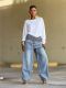 Plus Size Fashion Loose Wide Leg Jeans GYLN-8785
