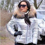 Plus Size Short Down Coat HHMY-X6303
