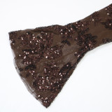 Round Neck Long Sleeve Sexy Sequin Party Dress CYA-902207