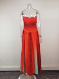 Plus Size Sexy Gradient Color Maxi Dress GHHE-29478