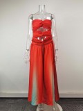 Plus Size Sexy Gradient Color Maxi Dress GHHE-29478