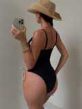Contrast Color Bandage One Piece Swimsuit GCAY-Y111