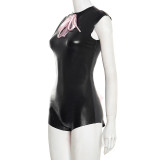 Zipper Tight Bow Boydsuit GDSF-Q25RP457