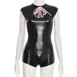 Zipper Tight Bow Boydsuit GDSF-Q25RP457