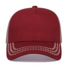 Solid-Color Mesh Patchwork Baseball Cap YWXY-XYFSMZ0117