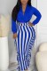 Long Sleeve Tie Up Tassel Two Piece Pants Set ZDF-31302