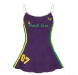 Letter Print Sling Sport Mini Dress GFCF-1454