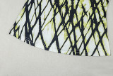 Long Sleeve Ruched Print Maxi Dress GJYO-919155