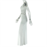 Sleeveless Solid Color Maxi Dress GJYO-303602
