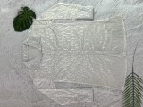 VIP1 Mesh See Through Print Shirt QKYF-71520