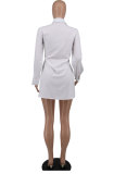 Long Sleeve Tie Up Shirt XHXF-942