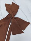 Single Shoulder Solid Color Bow-tie Jumpsuit GYLY-10729