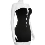 Sleeveless Off Shoulder Bandage Dress GSZM-J26DS045