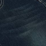 Casual Washed Flare Jeans GQLF-44330