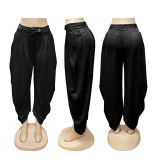 Solid Color Casual Pants BMF-795-1