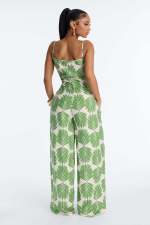 Print Sling Slim Jumpsuit YD-8850