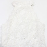 Sleeveless Sequin Mini Dress CYA-902223