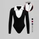 Color Block Lapel Bodysuit GSRX-SRX733