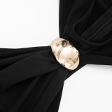 Solid Color Off Shoulder Slim Jumpsuit GDSF-J26JP074
