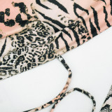 Leopard Print Backless Mini Dress GDSF-D26DS066