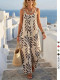 Print Off Shoulder Loose Wide Leg Jumpsuit GSRX-748