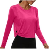 Solid Color Long Sleeve T Shirt GYZY-6703