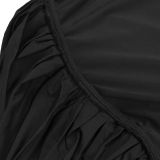 Solid Color Sleeveless Ruched Mini Dress BY-7658