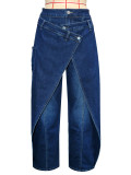 Irregular High Waist Wide Leg Pants SH-S391529