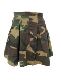 Camouflage Print Mini Skirts LSD-2760