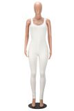 Sleeveless Solid Color Jumpsuit MZ-S2802
