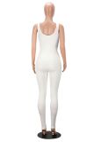 Sleeveless Solid Color Jumpsuit MZ-S2802