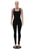 Sleeveless Solid Color Jumpsuit MZ-S2802