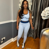 Sleeveless Tank Top Two Piece Pants Set XEF-K6S05452A