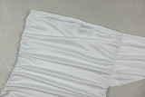 Solid Color Halterneck Tie Up Mini Dress GJYO-JD305111