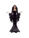 Velour Bat Sleeve Slim Fishtail Dress GYEF-XG091-A2