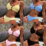 Sexy Halterneck Tie Up Bikinis 2 Piece Swimsuit CSYZ-G513R