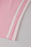 Letter Print Zipper Hooded Sport Two Piece Skirt Set YWXS-K26L2126