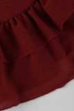 Sexy Wrap Chest Top Ruffles Skirt 2 Piece Set GXIY-K25L1868