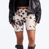 Print Lace High Waist Short MXBF-J26PT115