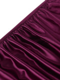 Plus Size Long Sleeve Split Maxi Dress GKEN-AM220851