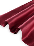 Plus Size Satin Beading Two Piece Skirts Set GKEN-AOW060353