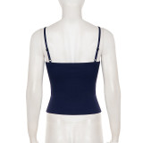 V Neck Solid Color Tank Tops GPKJ-MR48940
