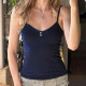 V Neck Solid Color Tank Tops GPKJ-MR48940